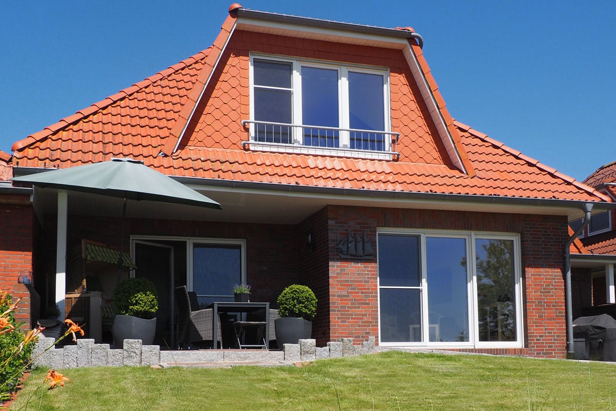 Garten des Ferienhauses