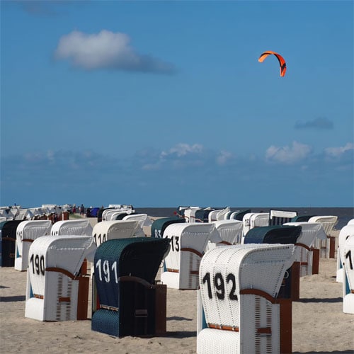 Strandkörbe in Schillig