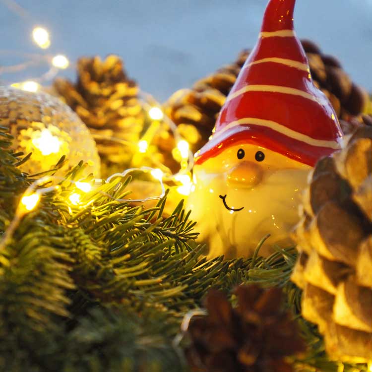 Weihnachtsdeko im Ferienhaus